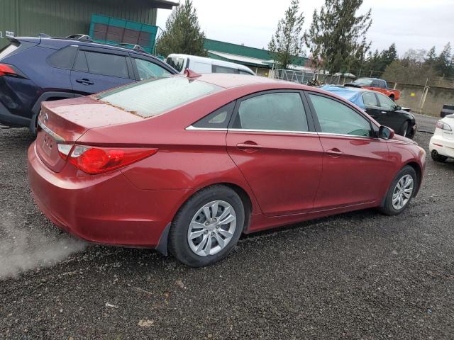 HYUNDAI SONATA GLS 2011 red sedan 4d gas 5NPEB4ACXBH239884 photo #4