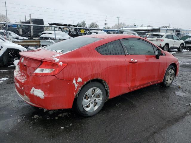 HONDA CIVIC LX 2013 red coupe gas 2HGFG3B58DH513533 photo #4