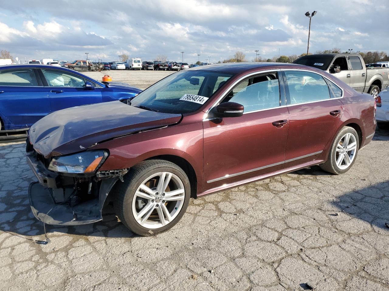 Lot #3024176856 2014 VOLKSWAGEN PASSAT SEL