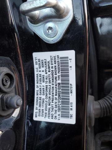 2021 HONDA CIVIC EX - 19XFC1F33ME010298