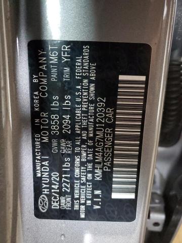 2021 HYUNDAI ELANTRA SE KMHLM4AG7MU120392
