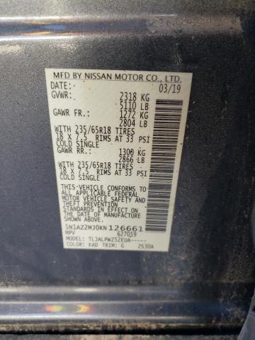 2019 NISSAN MURANO S - 5N1AZ2MJ0KN126661