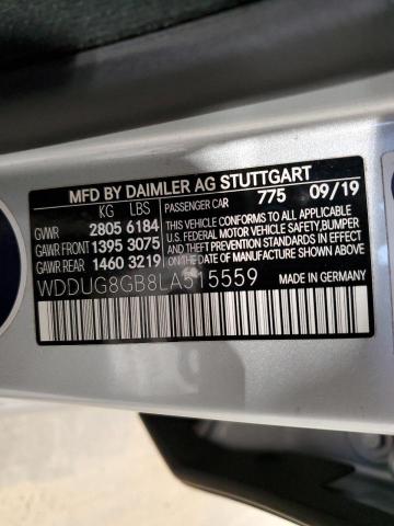 VIN WDDUG8GB8LA515559 2020 MERCEDES-BENZ S-CLASS no.12