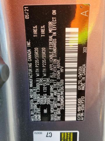 2021 LEXUS RX 450H - 2T2HGMDA1MC067688