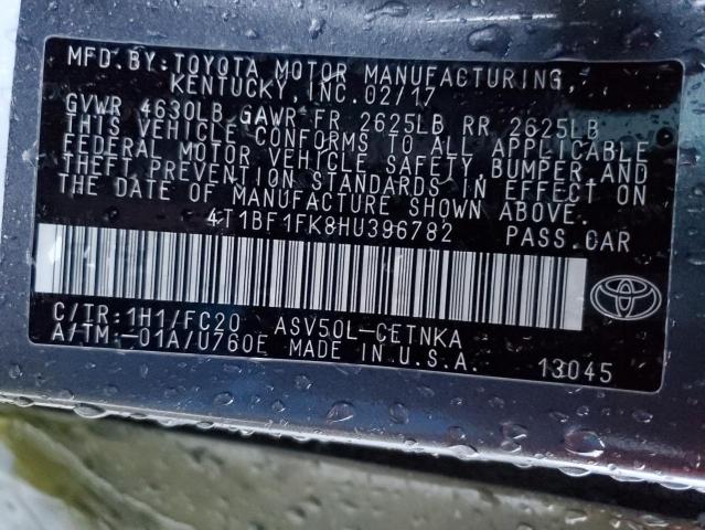 2017 TOYOTA CAMRY LE - 4T1BF1FK8HU396782