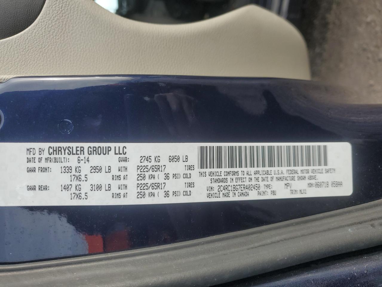 CHRYSLER TOWN & COUNTRY TOURING