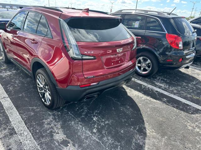 CADILLAC XT4 SPORT 2020 red  gas 1GYFZER44LF136517 photo #4