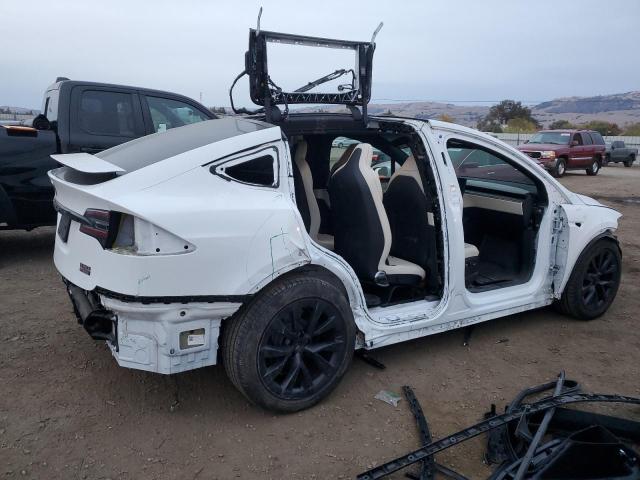 TESLA MODEL X 2022 white  electric 7SAXCBE63NF336994 photo #4