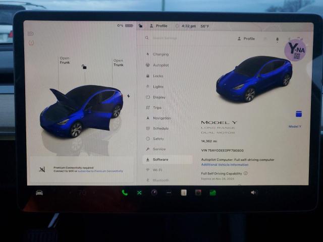 2023 TESLA MODEL Y - 7SAYGDEE0PF790800