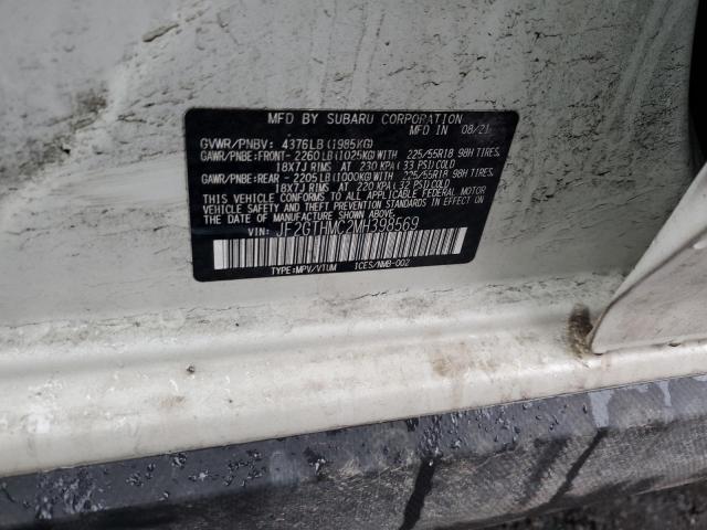 2021 SUBARU CROSSTREK - JF2GTHMC2MH398569