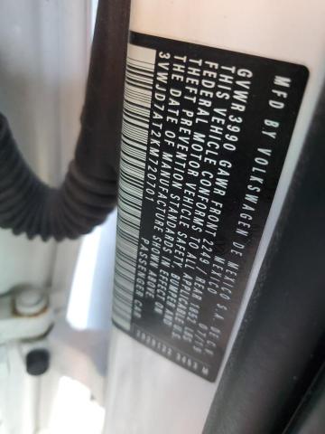 2019 VOLKSWAGEN BEETLE SE - 3VWJD7AT2KM720701