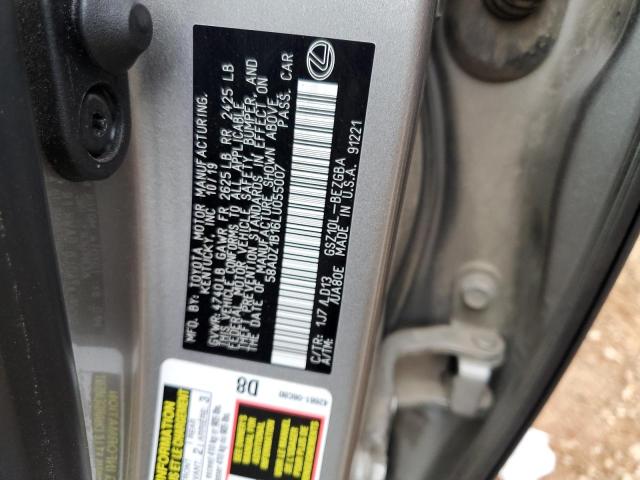 2020 LEXUS ES 350 - 58ADZ1B16LU055007