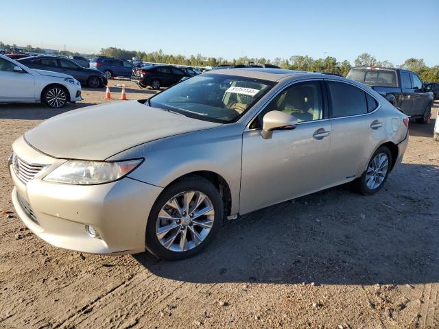 LEXUS ES 300H 2013 gold  hybrid engine JTHBW1GG9D2024712 photo #1