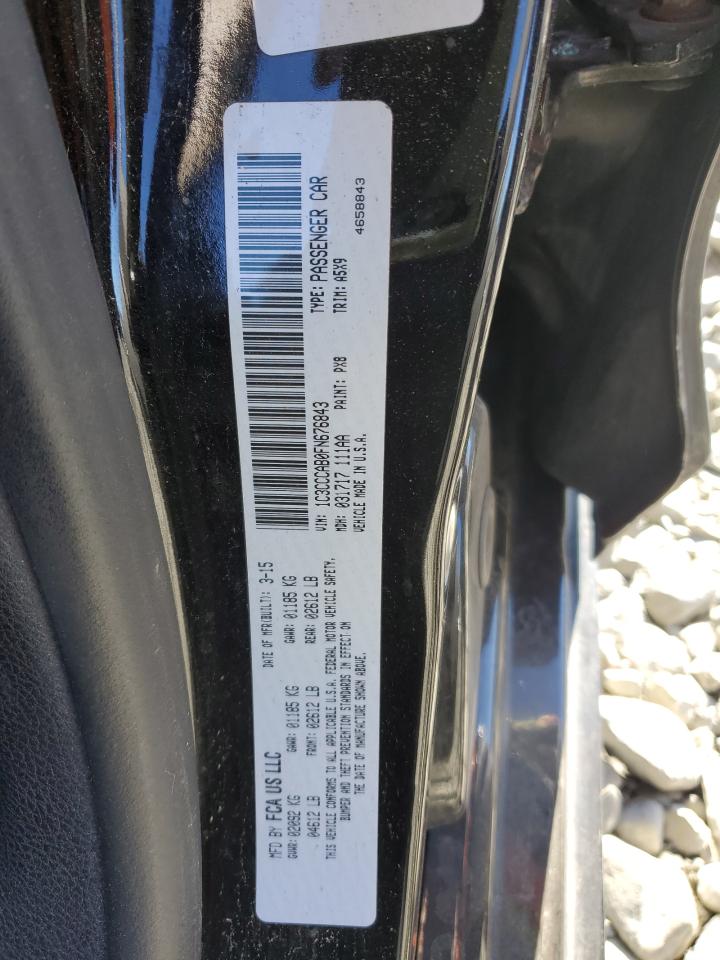 Lot #3024680600 2015 CHRYSLER 200 LIMITE