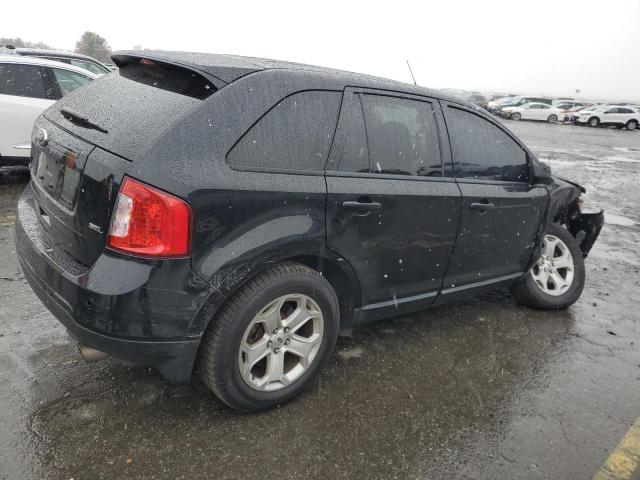 FORD EDGE SEL 2013 black  gas 2FMDK3JCXDBC33633 photo #4