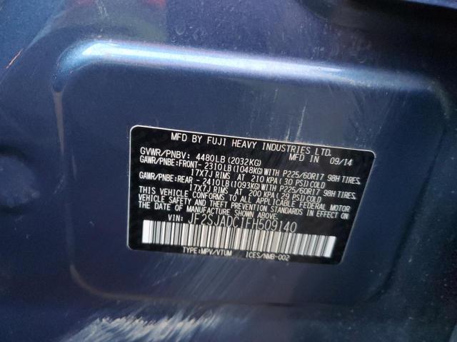 2015 SUBARU FORESTER 2 - JF2SJADC1FH509140