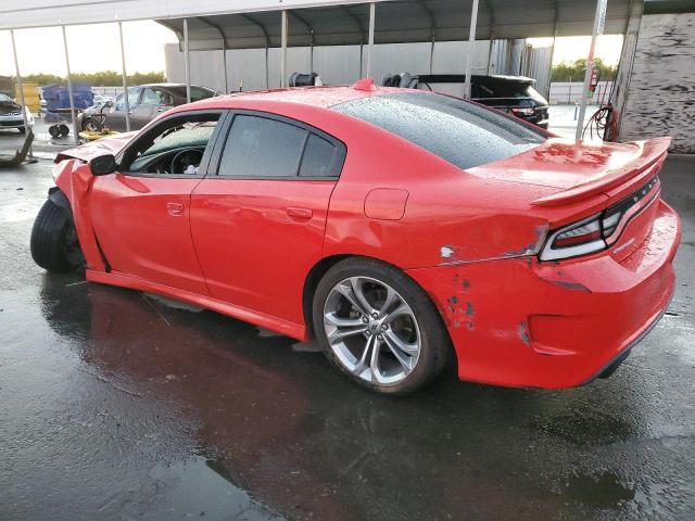 DODGE CHARGER R/ 2021 red  gas 2C3CDXCT9MH579897 photo #3