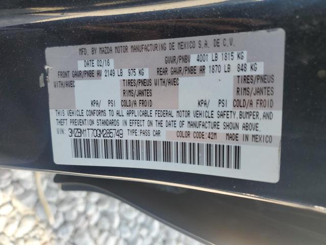 VIN 3MZBM1T70GM285749 2016 MAZDA 3 no.12