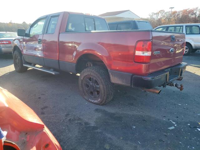 FORD F150 2007 red  flexible fuel 1FTPX14V67FA37373 photo #3