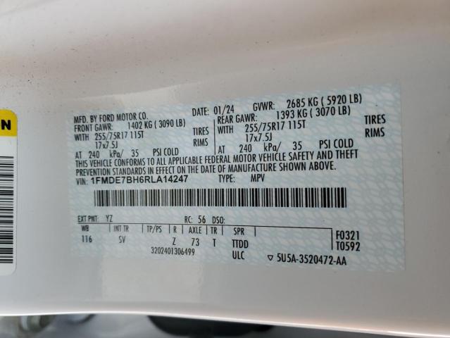 2024 FORD BRONCO BIG 1FMDE7BH6RLA14247