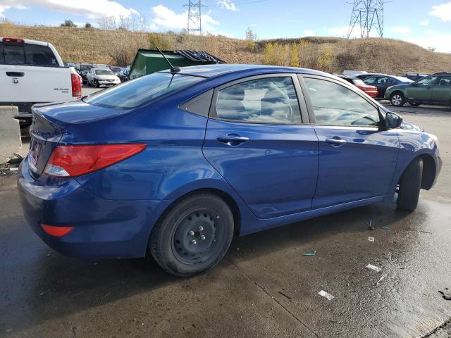 HYUNDAI ACCENT GLS 2015 blue  gas KMHCT4AE2FU817960 photo #4