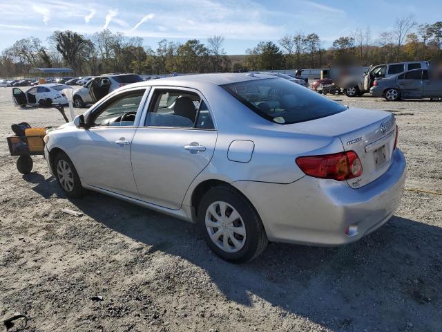 TOYOTA COROLLA BA 2009 gray sedan 4d gas JTDBL40E29J021135 photo #3