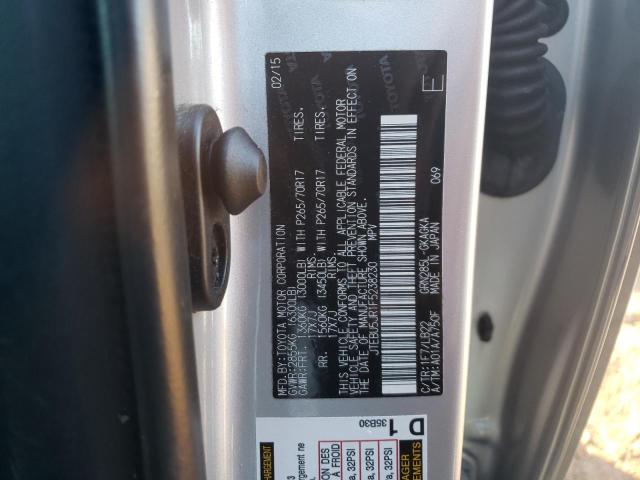 2015 TOYOTA 4RUNNER SR - JTEBU5JR1F5238230