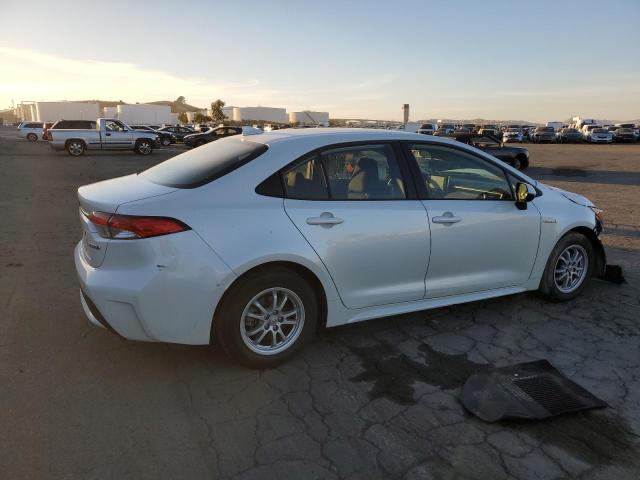 TOYOTA COROLLA LE 2020 white  hybrid engine JTDEBRBE0LJ030661 photo #4