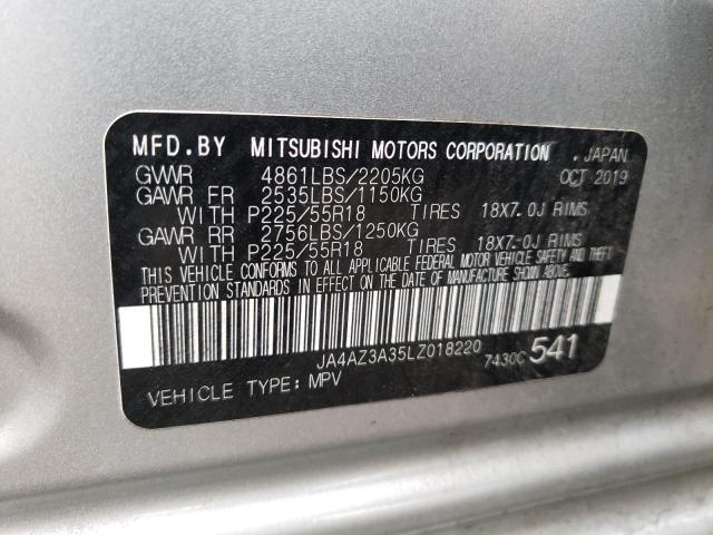 VIN JA4AZ3A35LZ018220 2020 MITSUBISHI OUTLANDER no.14