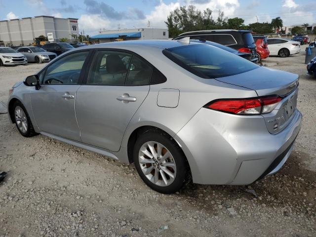 TOYOTA COROLLA LE 2021 silver  gas JTDVPMAE8MJ146102 photo #3