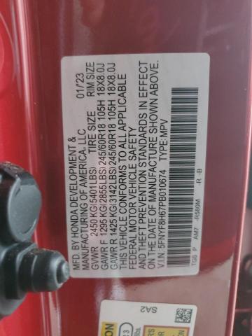 2023 HONDA PASSPORT T - 5FNYF8H67PB010674