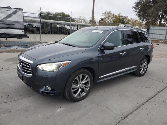 INFINITI JX35 2013 charcoal  gas 5N1AL0MM3DC327291 photo #1