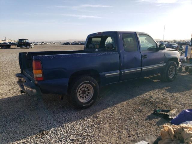 CHEVROLET SILVERADO 2002 blue  gas 2GCEC19W421364259 photo #4