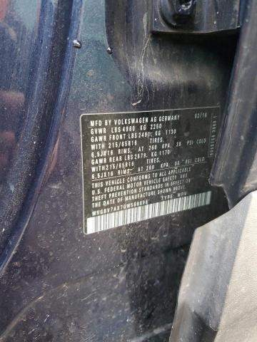2016 VOLKSWAGEN TIGUAN S - WVGBV7AX7GW588898