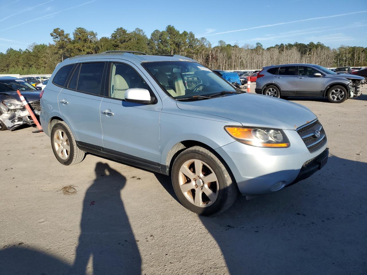 Lot #3024726580 2007 HYUNDAI SANTA FE S