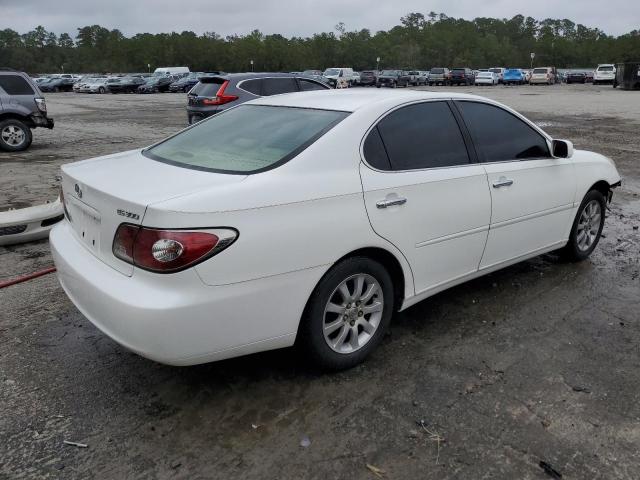 LEXUS ES 300 2003 white  gas JTHBF30GX30140226 photo #4