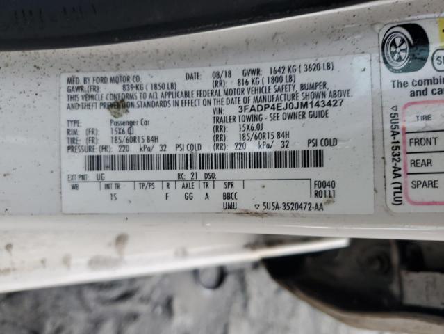 2018 FORD FIESTA SE - 3FADP4EJ0JM143427
