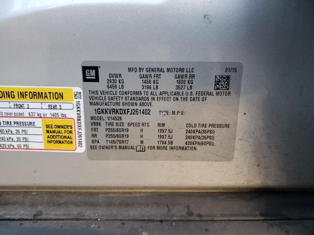 2015 GMC ACADIA 1GKKVRKDXFJ261402