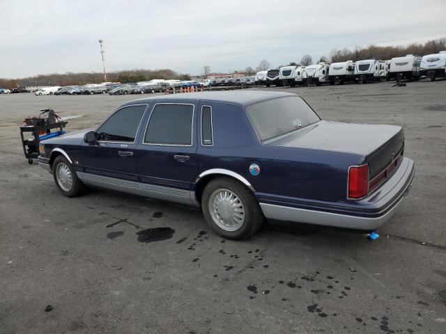 LINCOLN TOWN CAR S 1995 blue sedan 4d gas 1LNLM82W5SY714191 photo #3