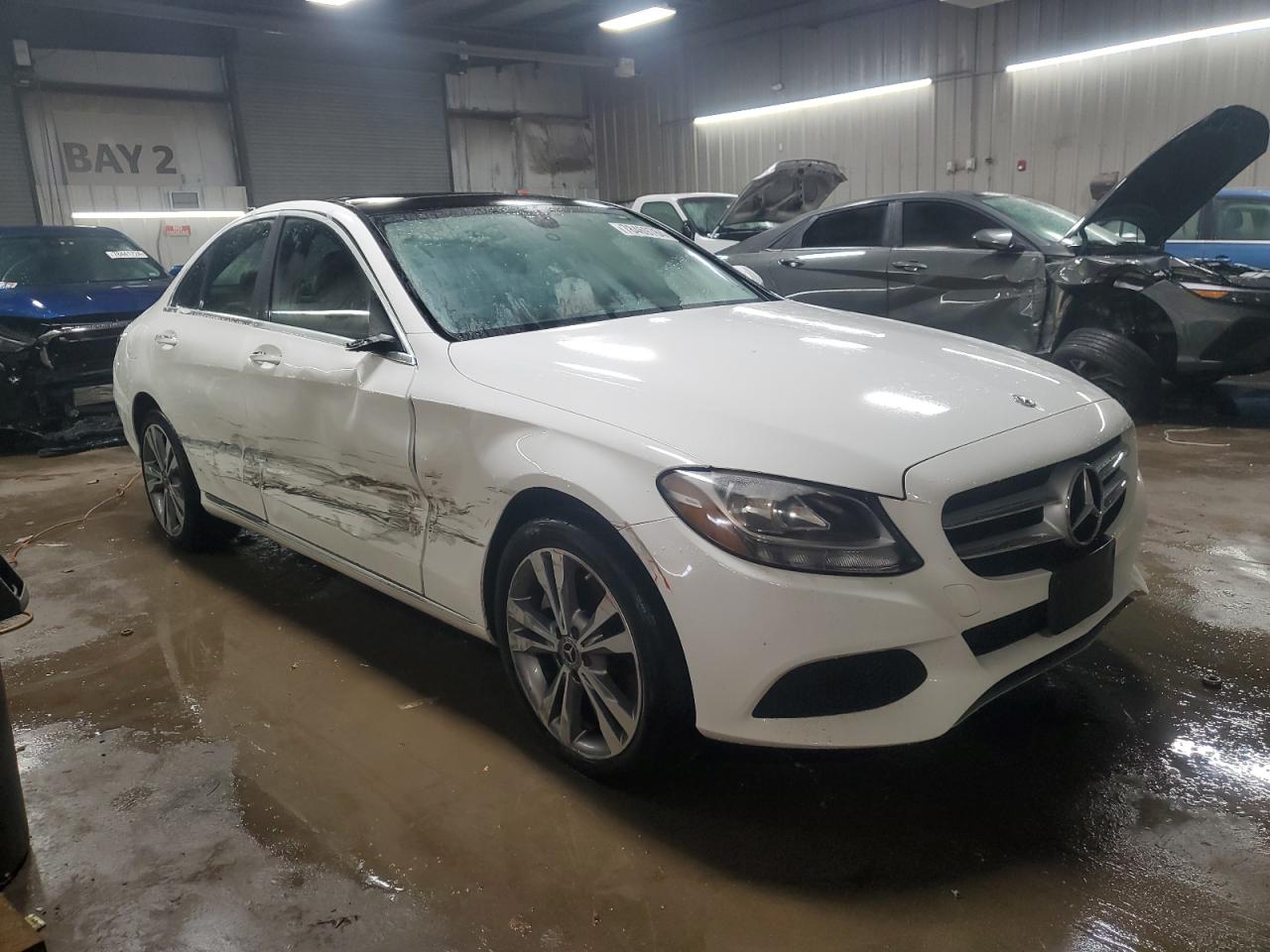 Lot #3023382249 2018 MERCEDES-BENZ C 300 4MAT