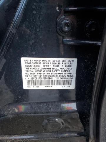 2015 ACURA ILX 20 TEC 19VDE1F78FE005940