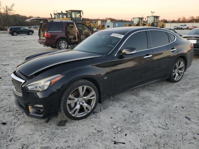 INFINITI Q70 3.7 2016 black  gas JN1BY1AP8GM221189 photo #1