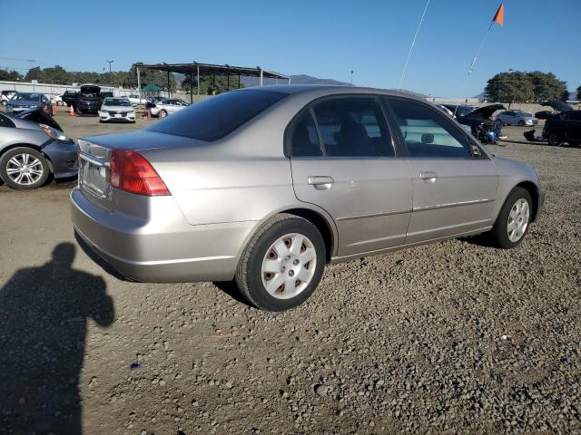 HONDA CIVIC EX 2002 beige sedan 4d gas 2HGES267X2H529360 photo #4