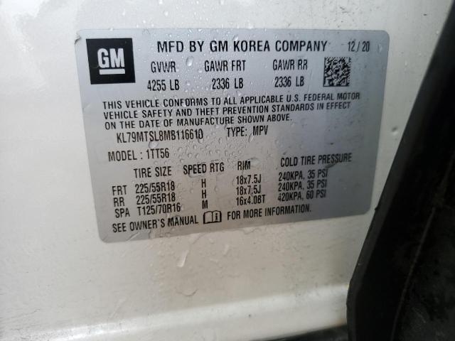 2021 CHEVROLET TRAILBLAZE - KL79MTSL8MB116610