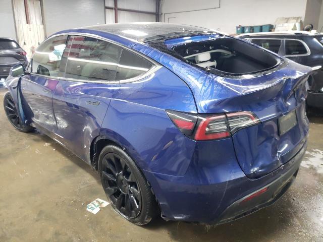 TESLA MODEL Y 2022 blue  electric 7SAYGDEE3NF439201 photo #3