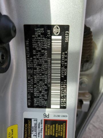 VIN 4T1BD1FK5EU134462 2014 TOYOTA CAMRY no.12