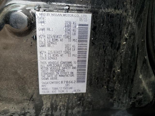 2015 NISSAN ROGUE S - 5N1AT2MT8FC878662