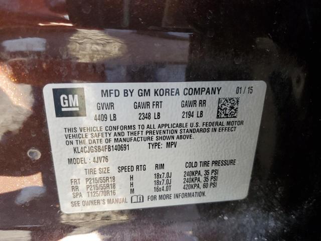 2015 BUICK ENCORE - KL4CJGSB4FB140691