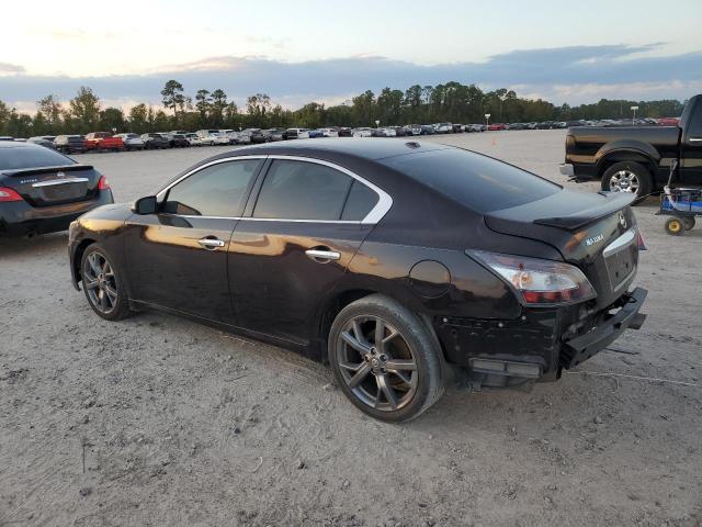 NISSAN MAXIMA S 2014 black  gas 1N4AA5APXEC474379 photo #3