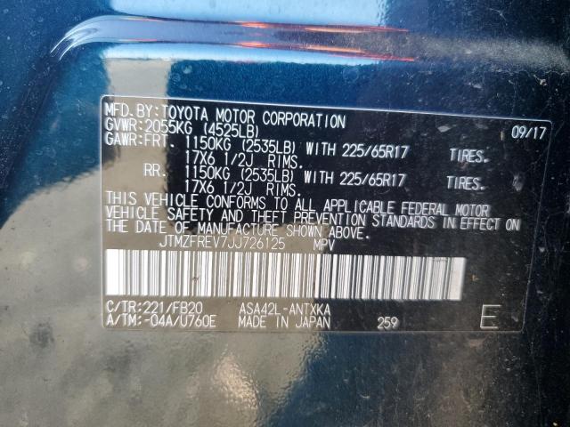 2018 TOYOTA RAV4 LE - JTMZFREV7JJ726125